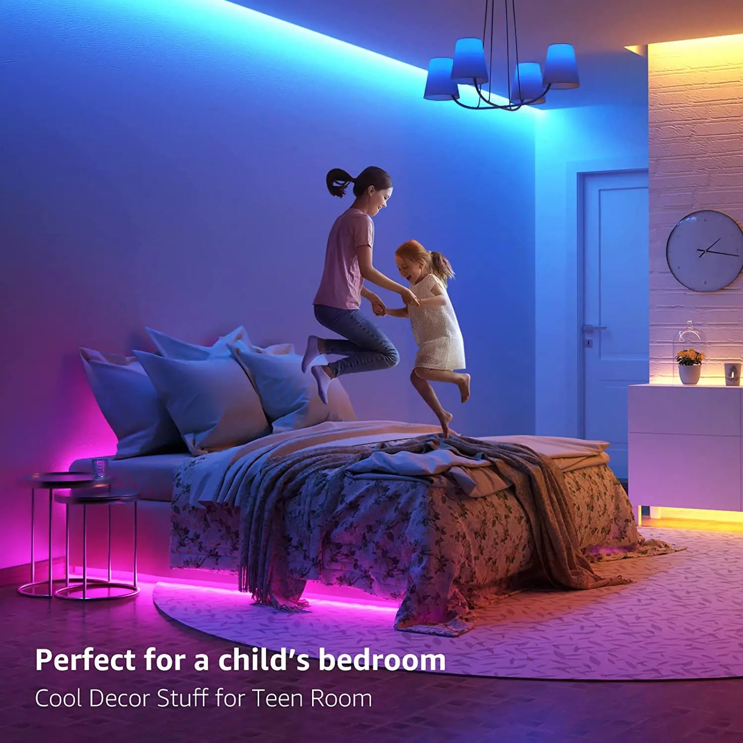 Smart RGB LED Strip Lights – WiFi & App Control, Works with Alexa & Google Home