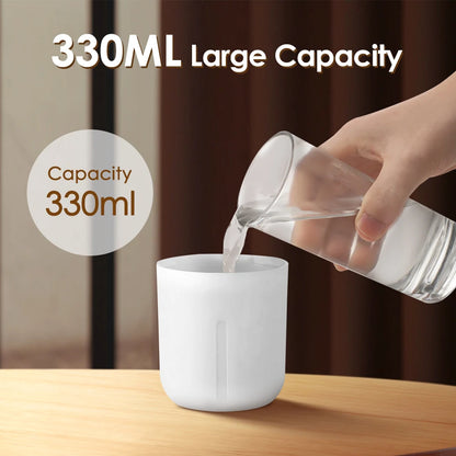 Mini LED Humidifier & Aroma Diffuser – 7 Color Ambient Light, USB, 320ml