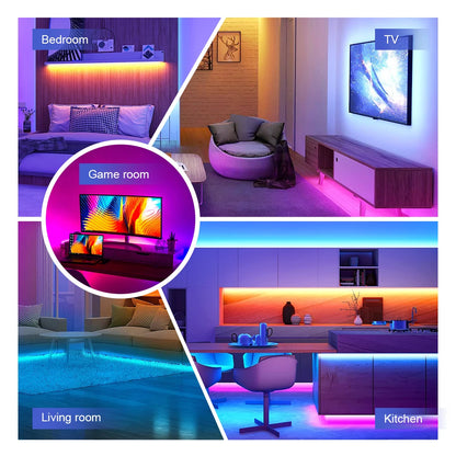 Smart RGB LED Strip Lights – WiFi & App Control, Works with Alexa & Google Home