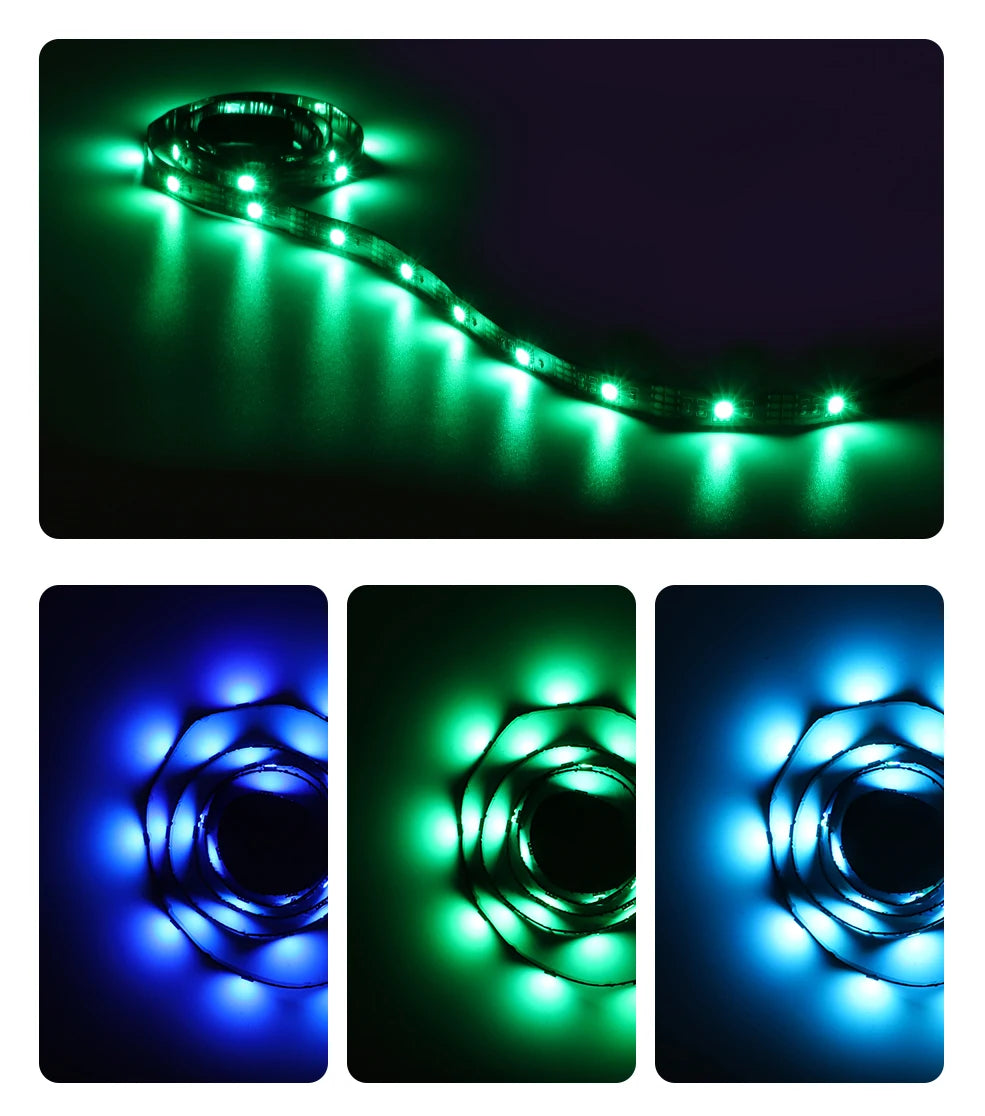 Smart RGB LED Strip Lights – WiFi & App Control, Works with Alexa & Google Home